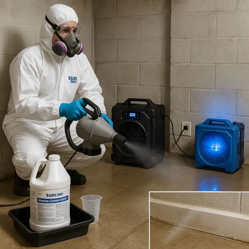 Sanitization and Odor Removal process in West Sharyland, TX
