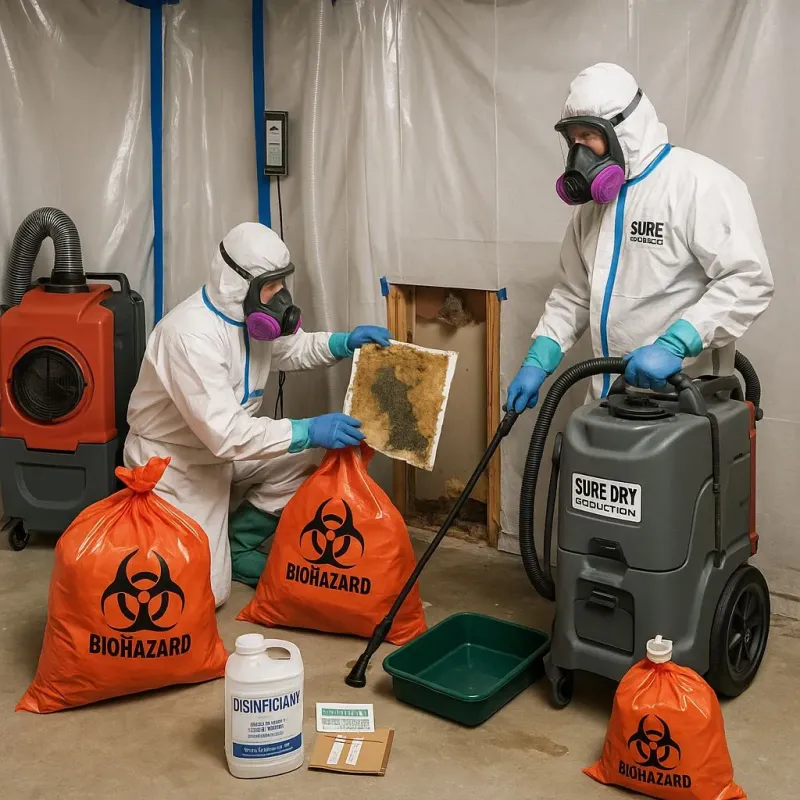 Contaminated Water Handling Protocols process in West Sharyland, TX